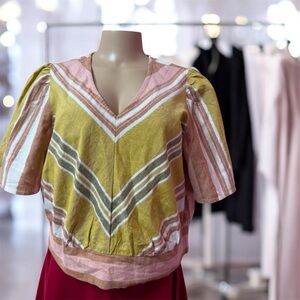 EST 1946 multicolored ladies' blouse size L